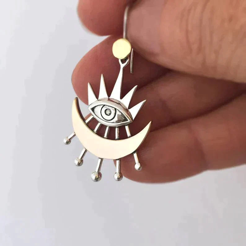 Egyptian Silver Earrings