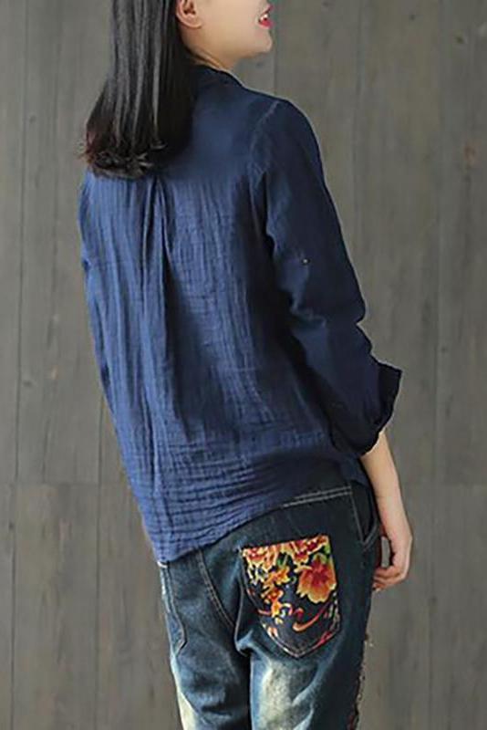 Limited Stock- Retro Long Sleeve 100% Cotton Shirt