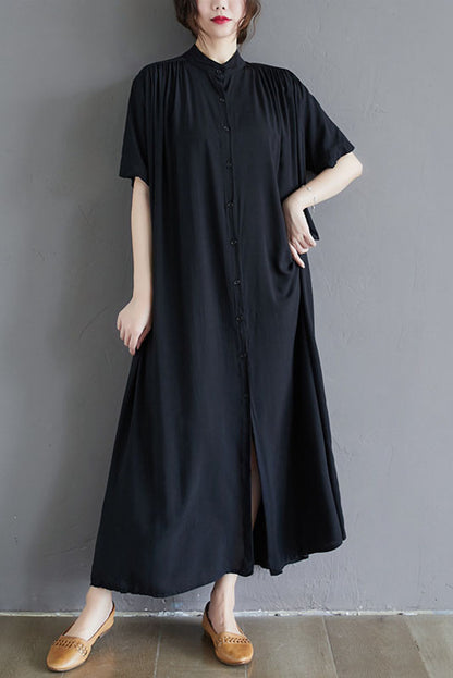 -summer Shirt Color Dress