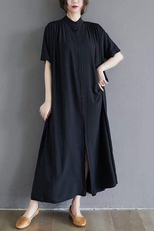-summer Shirt Color Dress