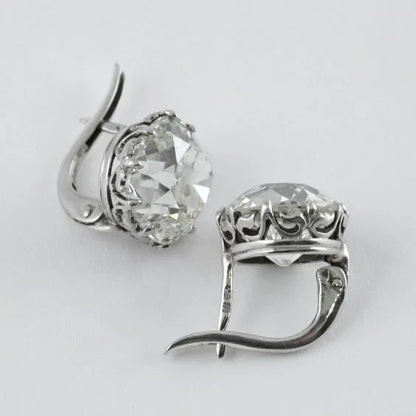 Luxe Silver Zirconia Earrings