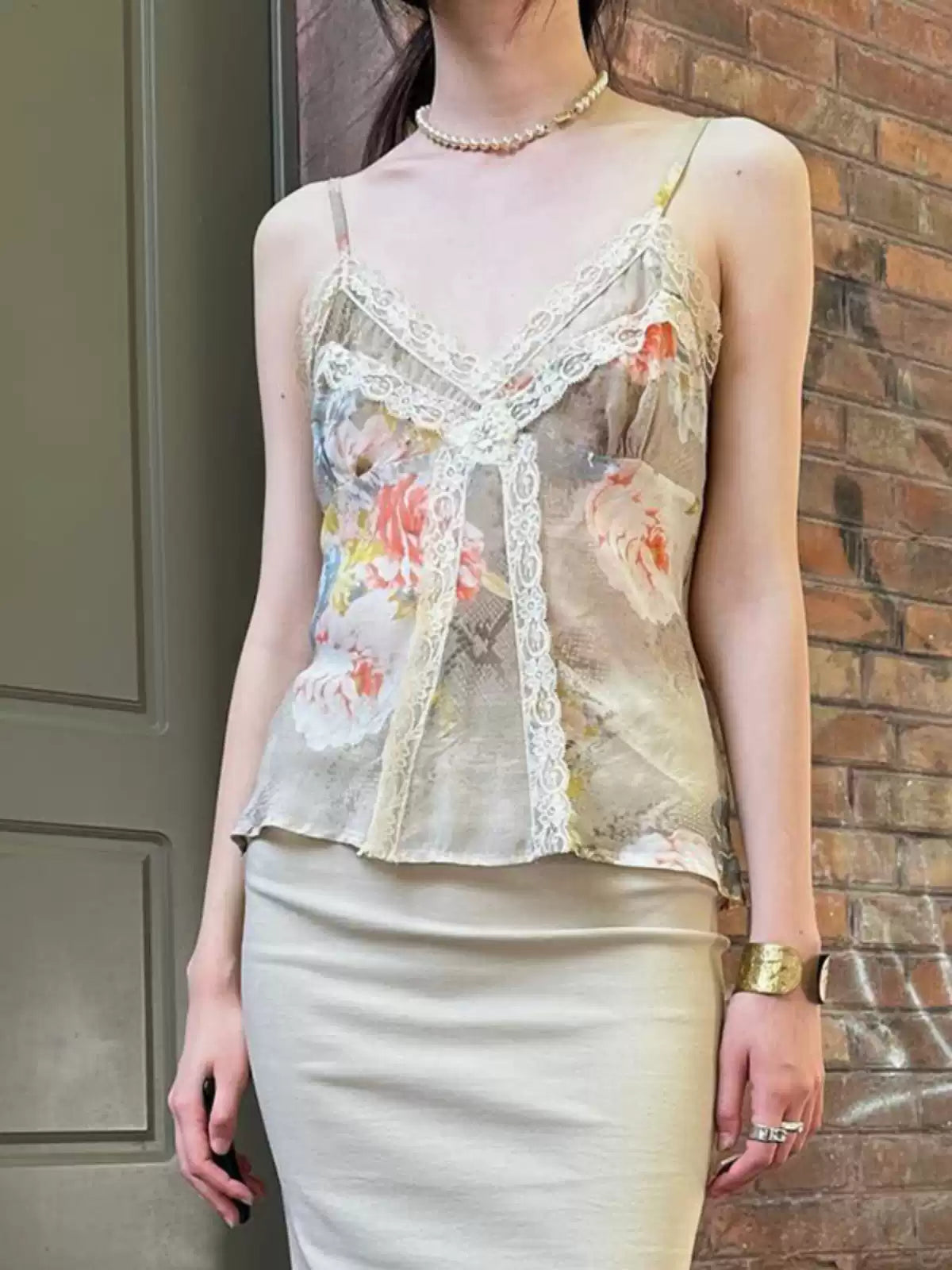 A Vintage Style Top with Delicate Timeless Details