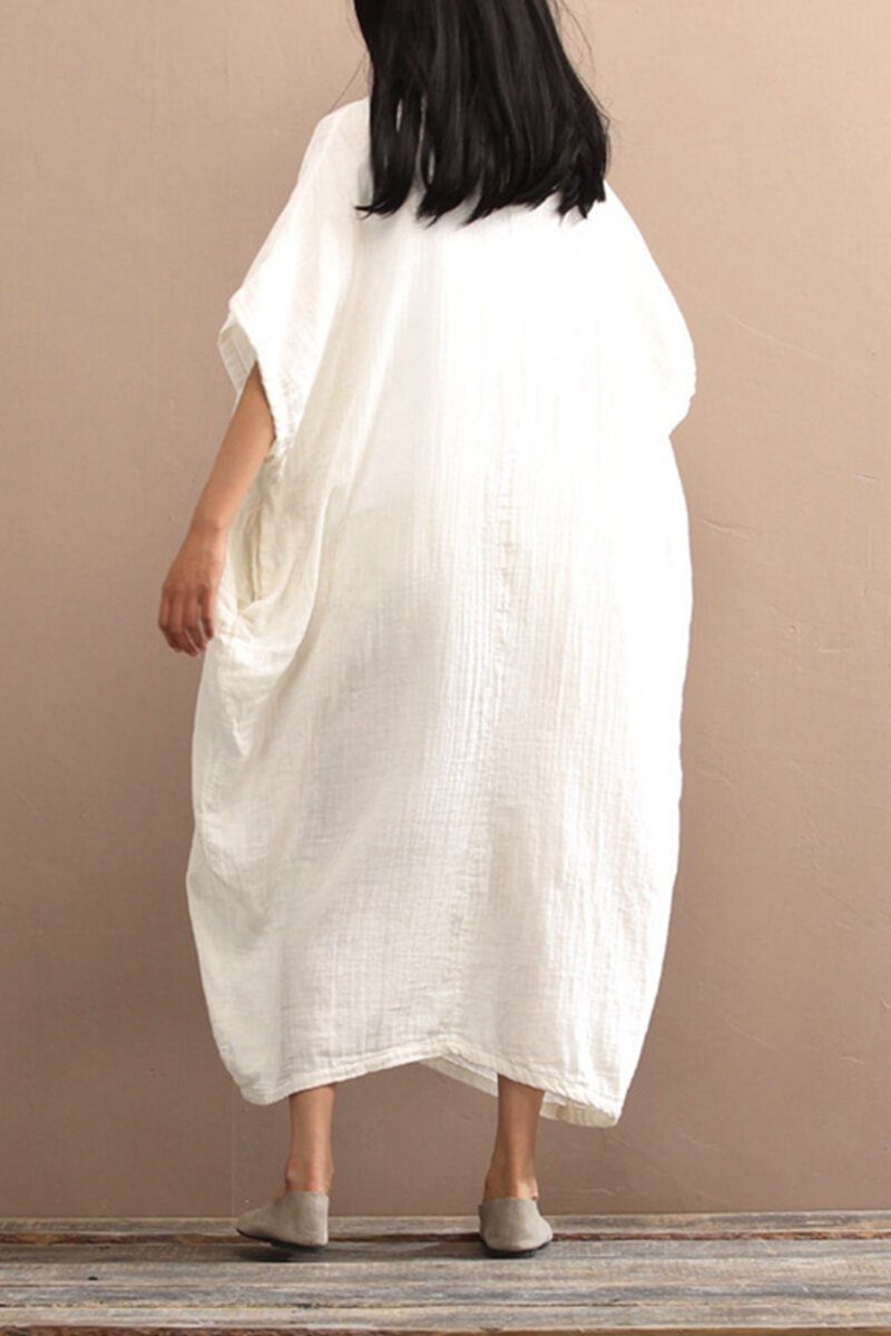 Cotton Loose Long Dress Dress