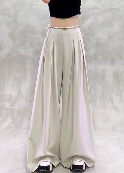 Apricot Pockets Summer Spandex Pants High Waist