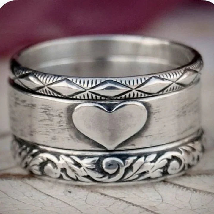 Silver Heart Ring
