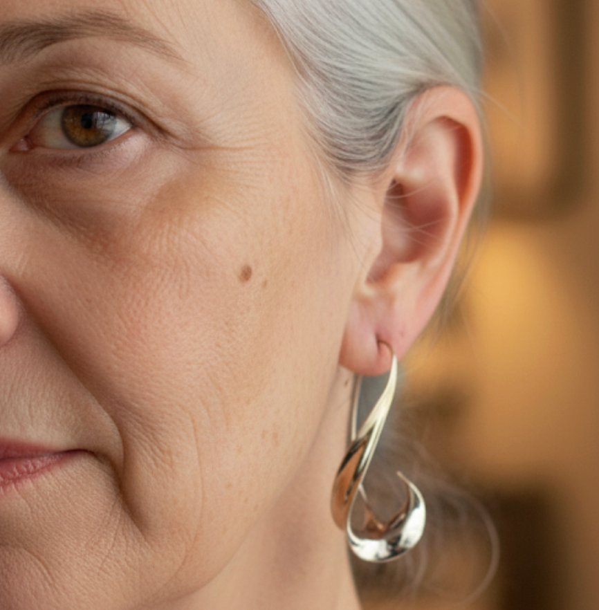 Dangling Golden Earrings