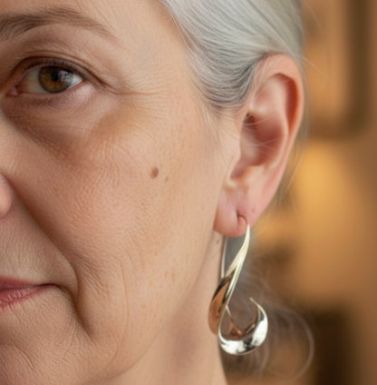 Dangling Golden Earrings