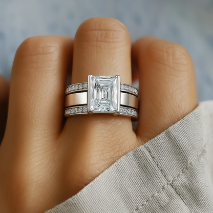 Inlaid Glass Ring