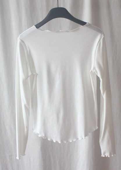 Modern Grey V Neck Ruffled Short Sleeve Yoga Top