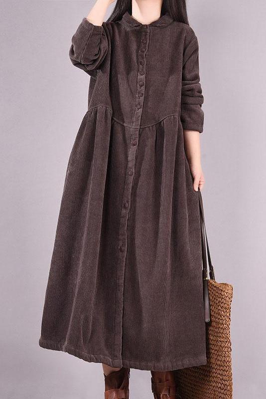Limited Stock- Winter Thicken Warm Corduroy Dress