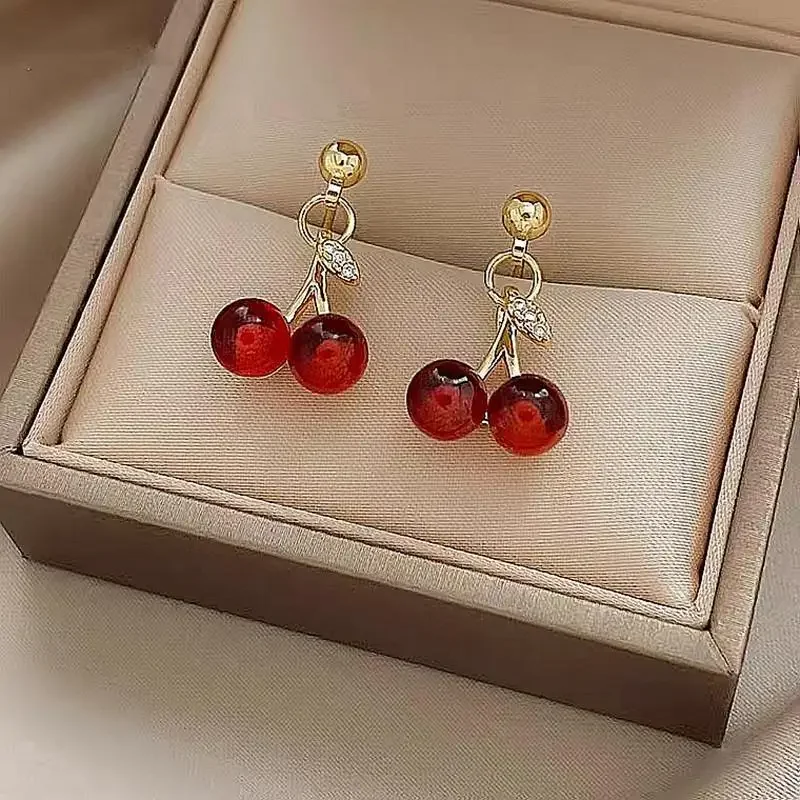 Red Cherry Earrings