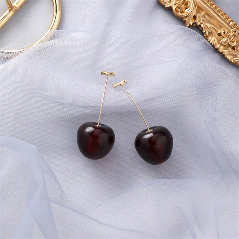 Red Cherry Earrings