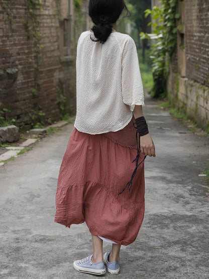 Summer Strap Jacquard Shirt
