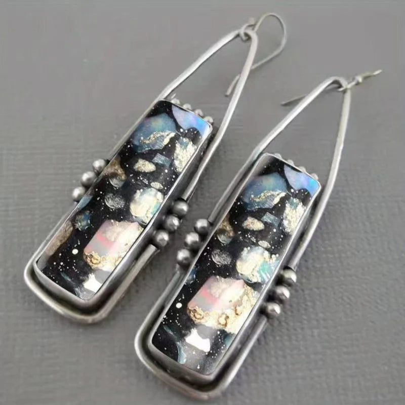 Dark Stone Earrings