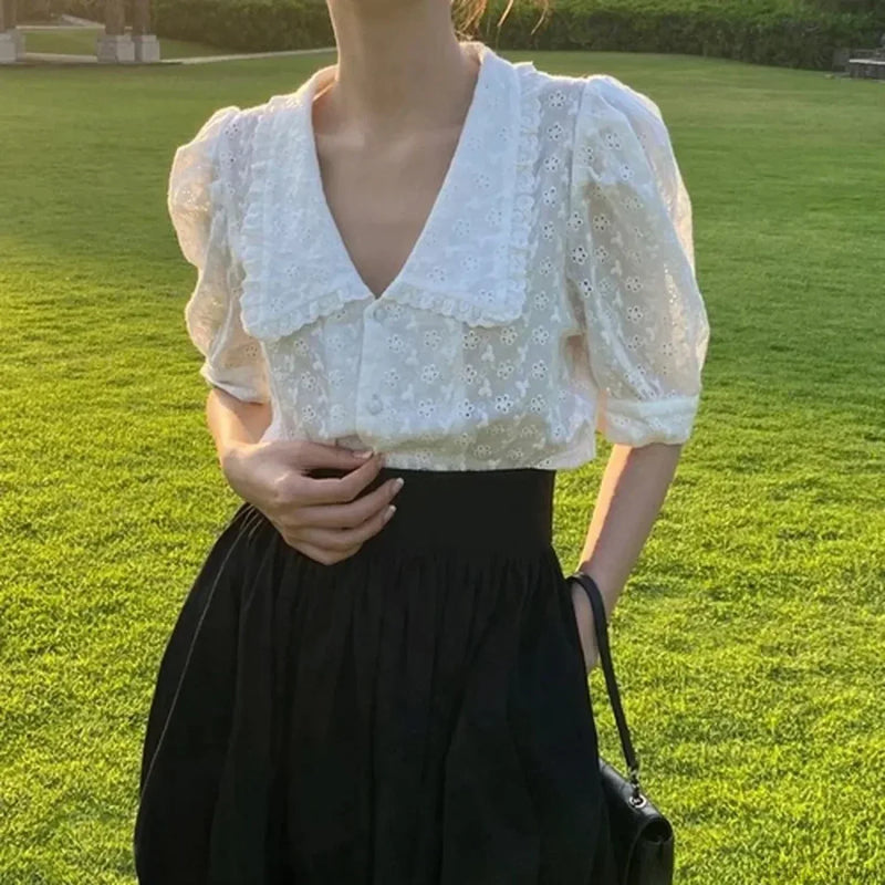 Timeless Vintage Style Blouse