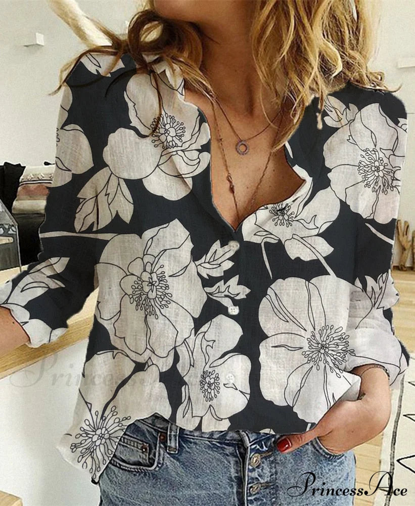 black flower