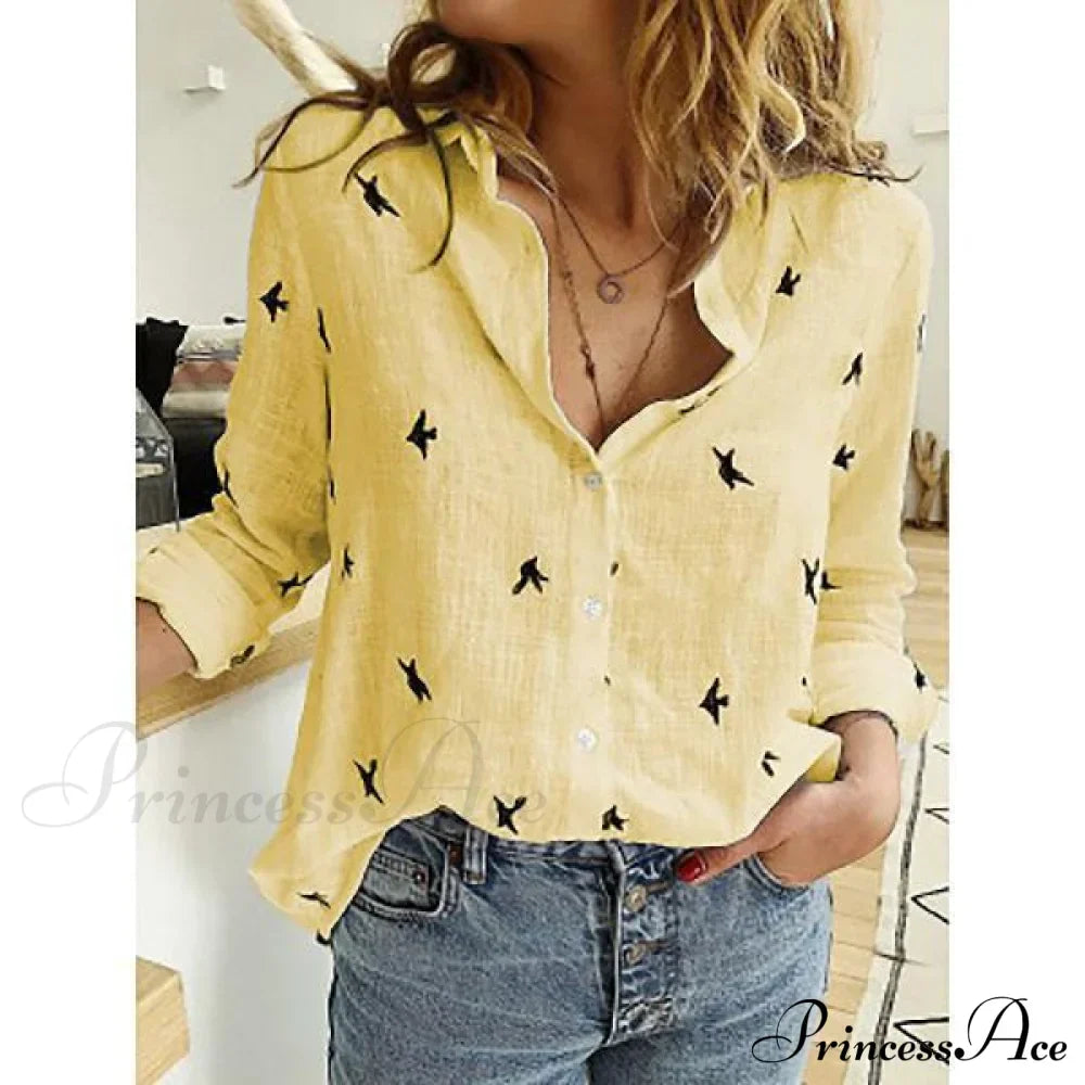 yellow print