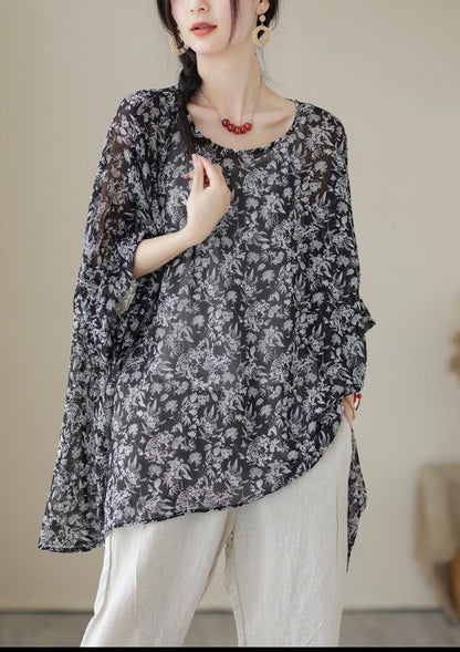 Summer Loose Retro Tops