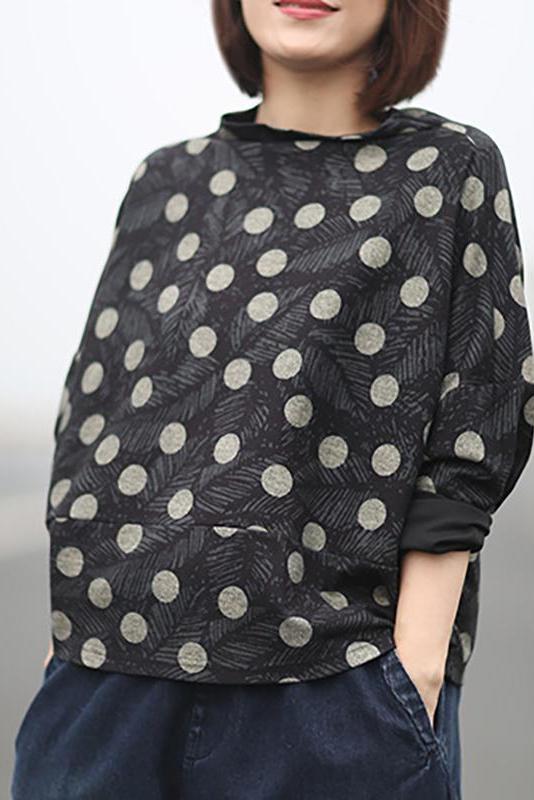 Limited Stock- Literary Fish Leaf Loose -t-shirt
