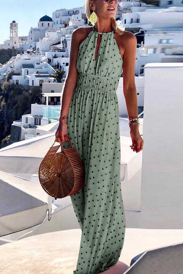 Think I'm in Love Colourful Print Maxi Dress