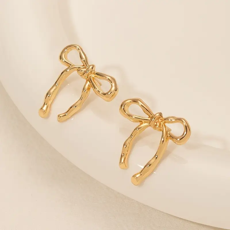 Golden Tie Earrings