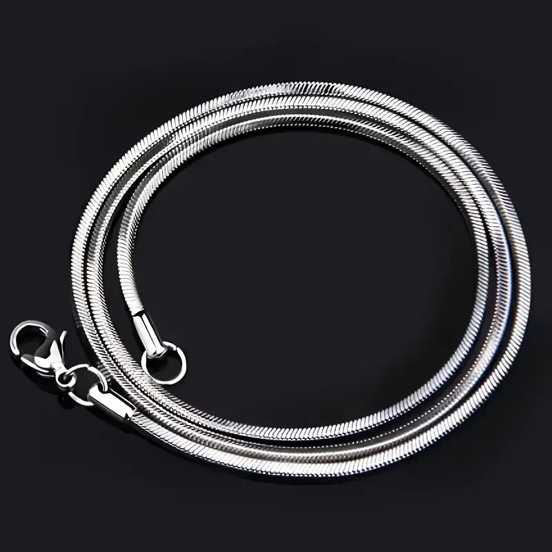 Stainless Steel Snake Chain Necklace