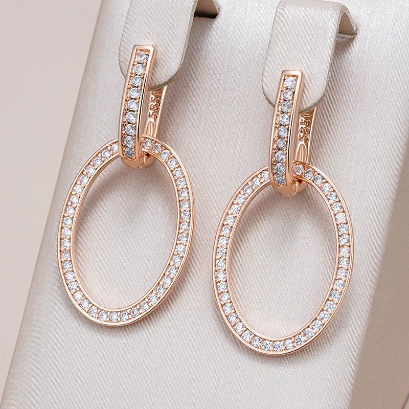 Oval Bright Earrings