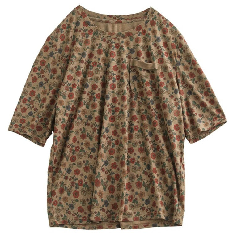 Retro Cotton Summer Tops
