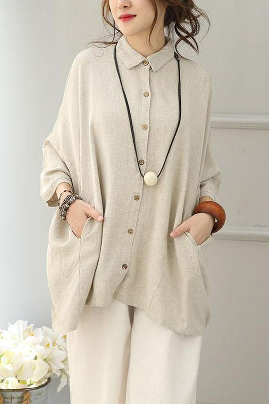 Limited Stock- Simple Loose Pure Color Shirt