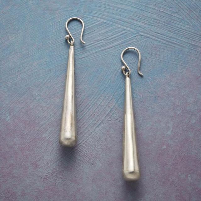 Silver Stick Earrings