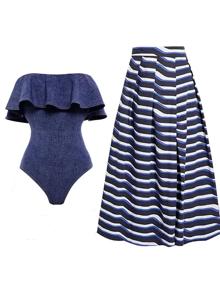 Ruffle Suit