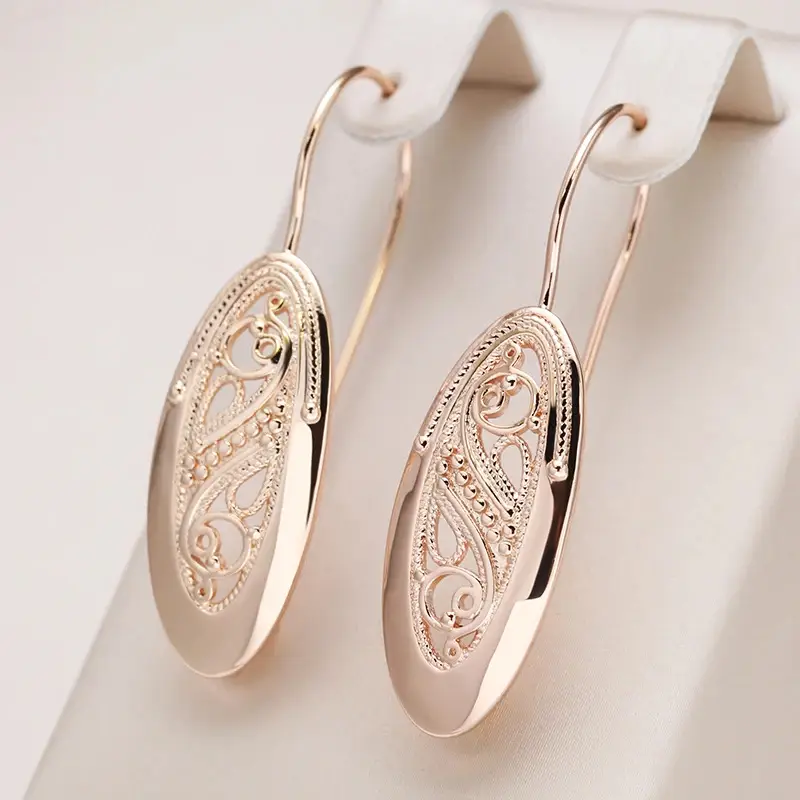 Hollow Gold Earrings
