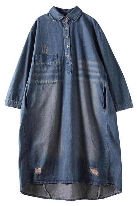 Long Sleeved Denim Dress