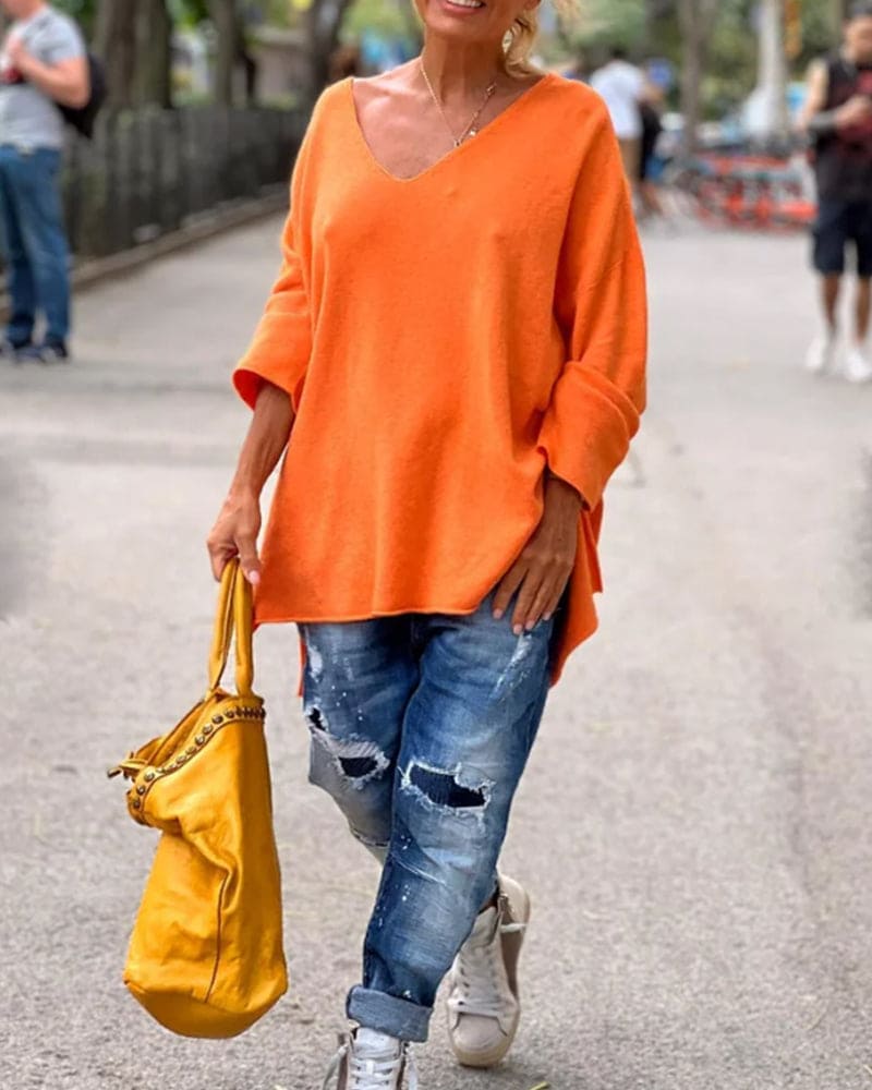 Gracefully Designed Pullover