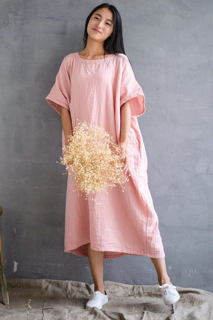 Cotton Loose Long Dress Dress