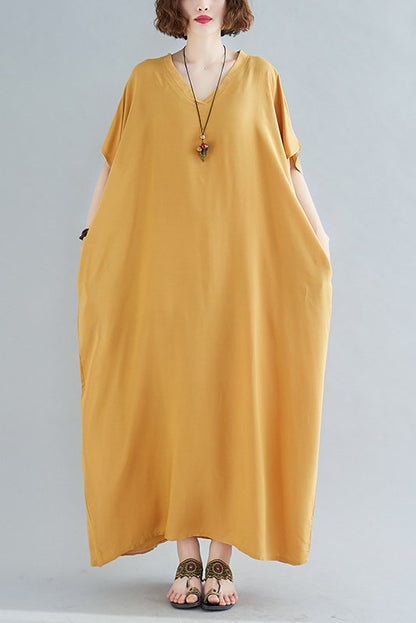-new Style Short Sleeve Maxi Dress