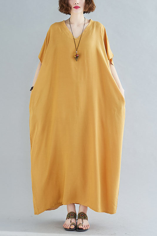 -new Style Short Sleeve Maxi Dress