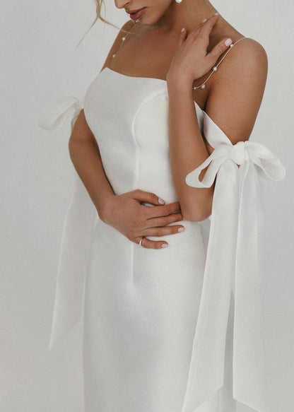 European and American White Pearl Spaghetti Strap Dress Summer