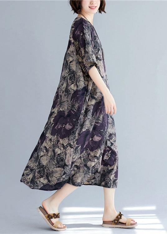 O Neck Pockets Linen Cotton Summer Wardrobes Sleeve Dress