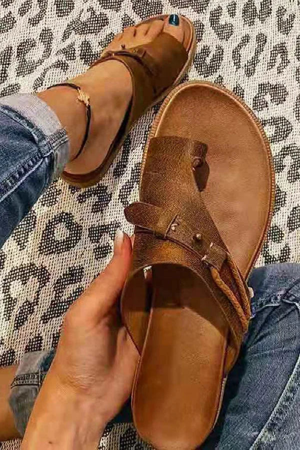 Classic Orthopedic Sandals with Timeless Style