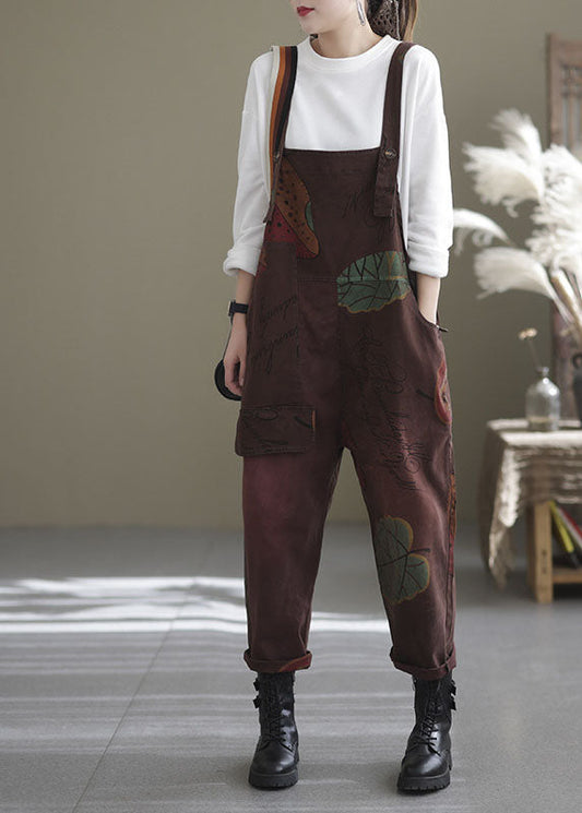 Mulberry Pockets Print Jumpsuit Spring