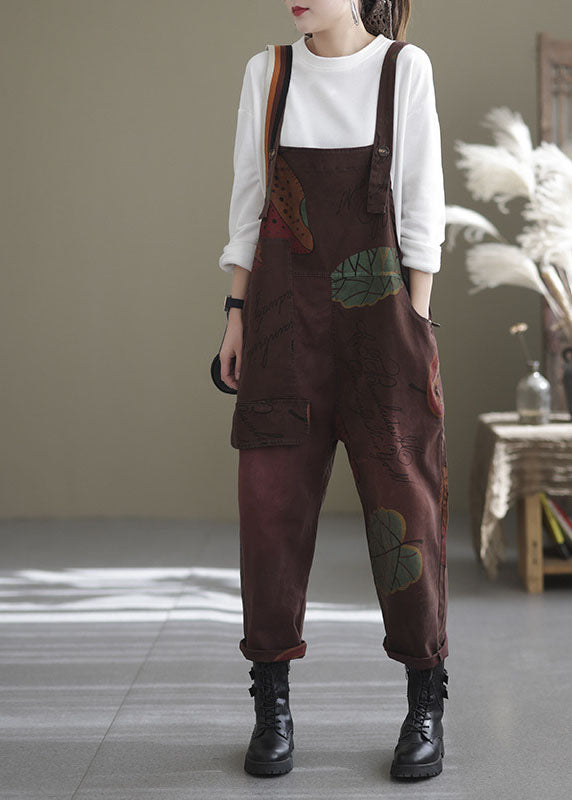 Mulberry Pockets Print Jumpsuit Spring