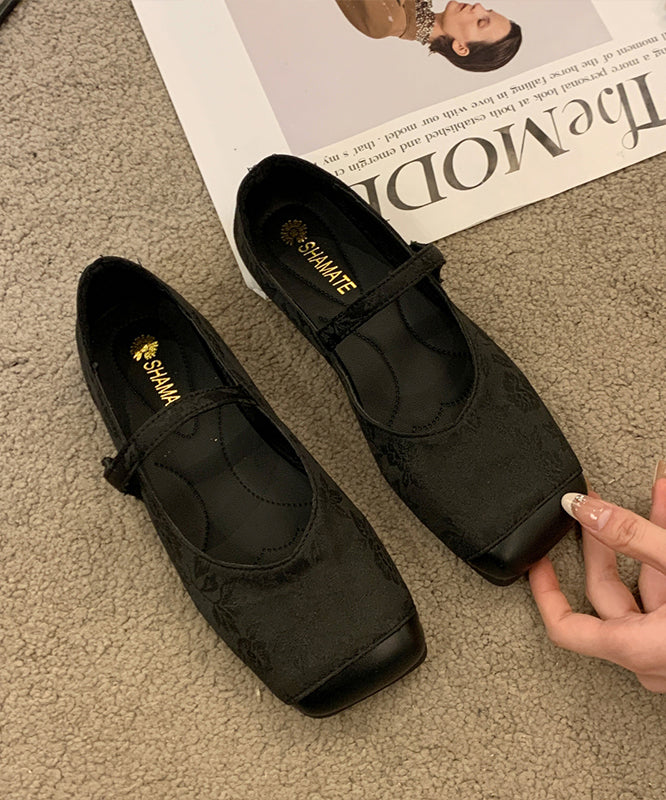 New White Chinese Style Element Flat Penny Loafers