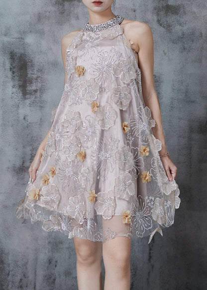 Cold Shoulder Sequins Mini Dresses Summer