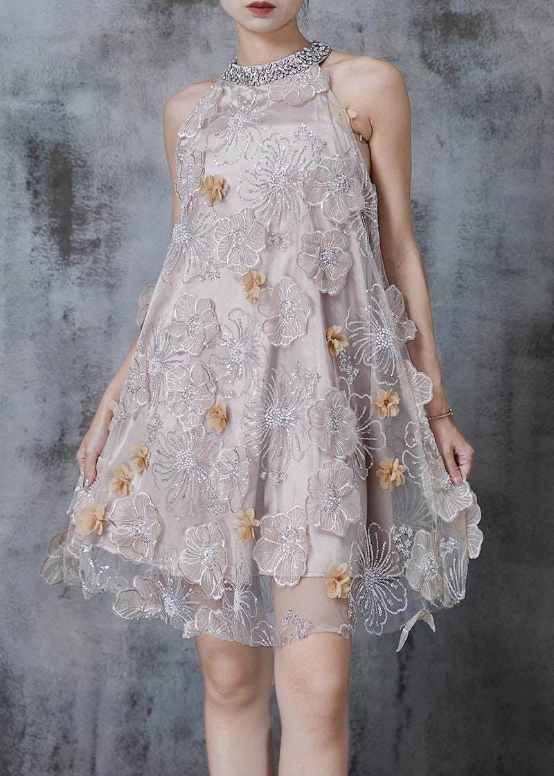 Cold Shoulder Sequins Mini Dresses Summer