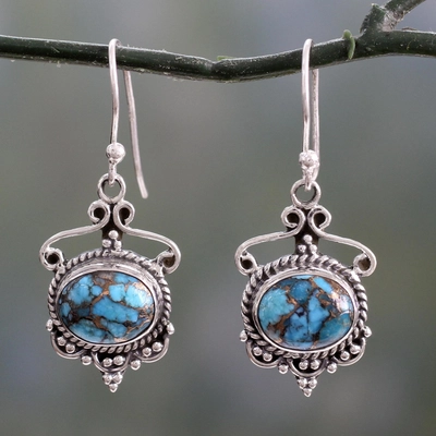 Blue Stone Earrings