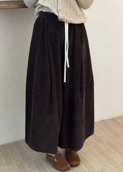Modern Coffee Original Design Corduroy Wide Leg Pants