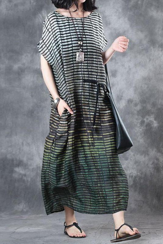 Limited Stock- Loose Striped Short Sleeve Dress