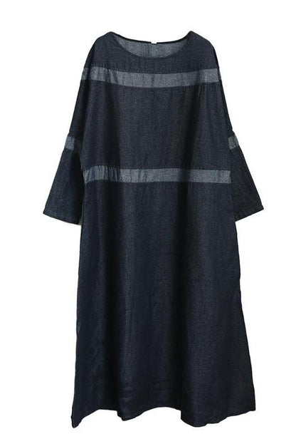 Black Denim Maxi Dresses Fall Clothes