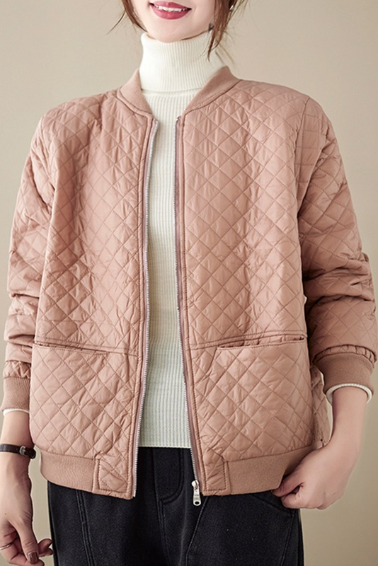 Winter Fleece Lined Cotton Jacket Retro Coat